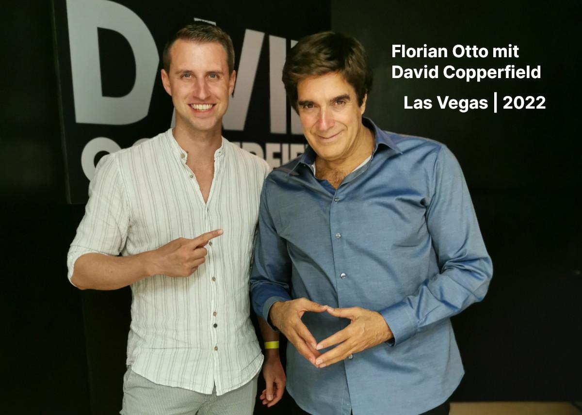 David Copperfield mit Florian Otto in Las Vegas